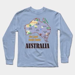Australia + Flag Long Sleeve T-Shirt